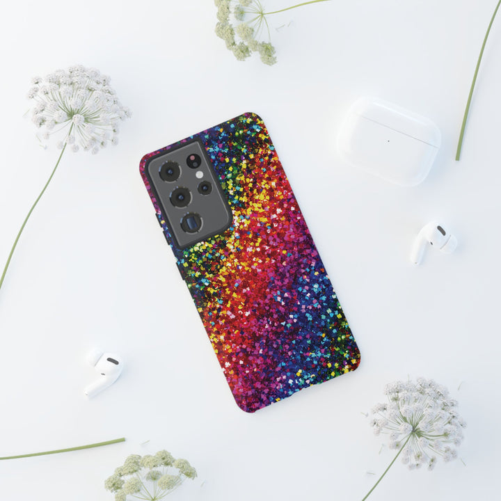 Premium Tough Muted Non - Glitter Color Composition Cute Phone Case, for IPhone 16 pro Max | Iphone 15, Iphone 14, 13, Samsung Galaxy S25, S24 - Studio40ParkLane