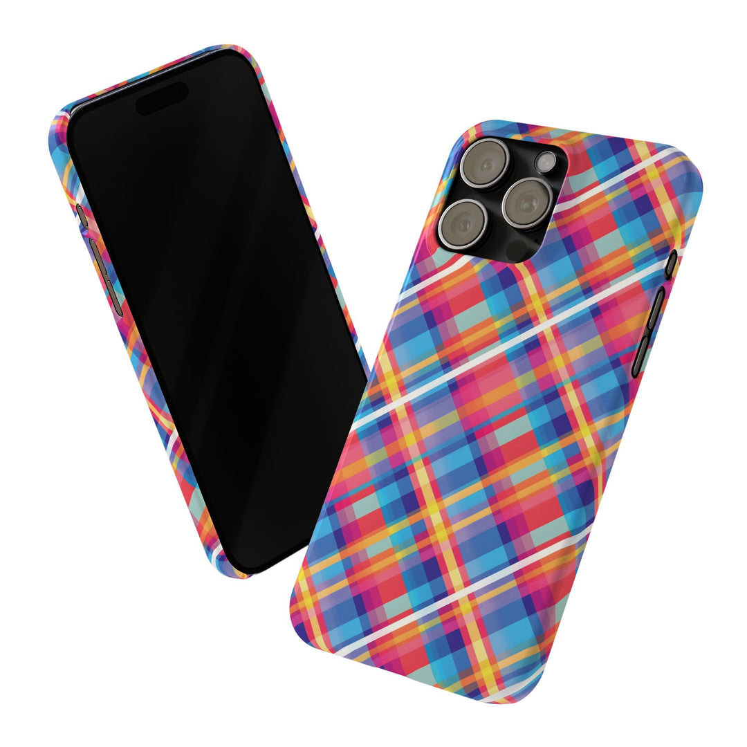 Slim Checkered Plaid Gift for Her Cute Phone Cases for Iphone 16 Pro Max | iPhone 15 Case | iPhone 15 Pro Max Case, Iphone 14, 13, 12, 11, 10, 8, 7 - Studio40ParkLane