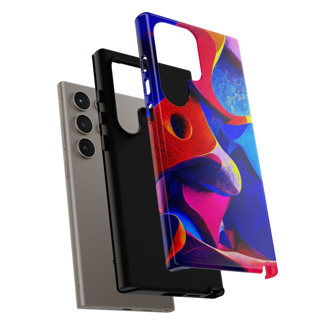 Impact Resistant, Abstract Shapes, Cute Phone Cases for Samsung S24, S23, S22, S21, IPhone 15 pro Iphone 14 pro Iphone 13 IPhone 12 Iphone 11 - Studio40ParkLane