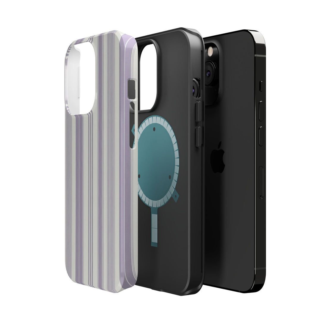 MagSafe Cute Phone Case, Coastal Striped Phone Case for iPhone 17 16 15 14 13 12 Pro Max, Samsung S25 S24 S23 Ultra case