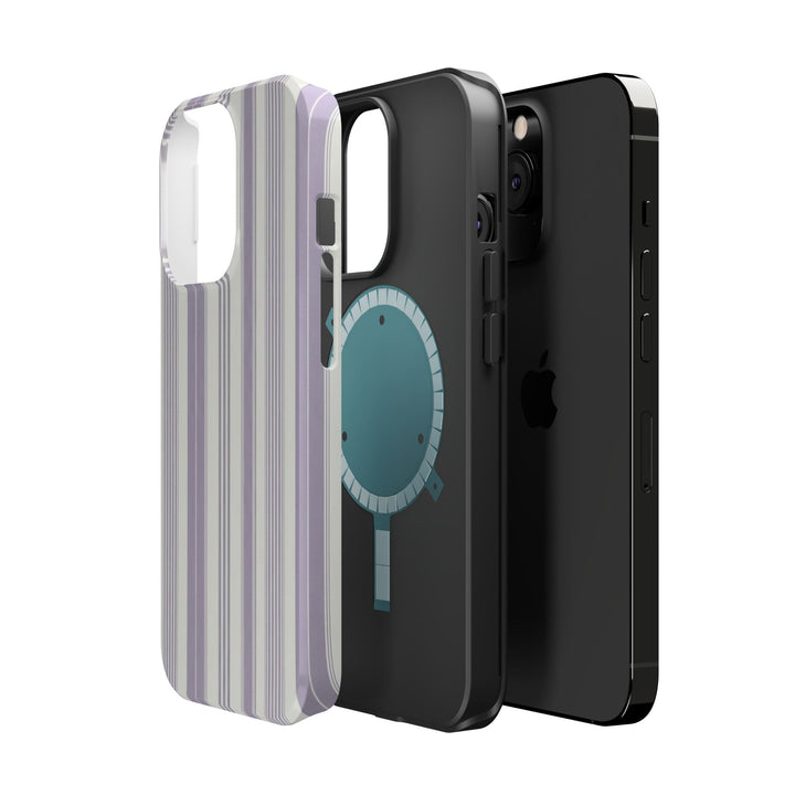 MagSafe Cute Phone Case, Coastal Striped Phone Case for iPhone 17 16 15 14 13 12 Pro Max, Samsung S25 S24 S23 Ultra case