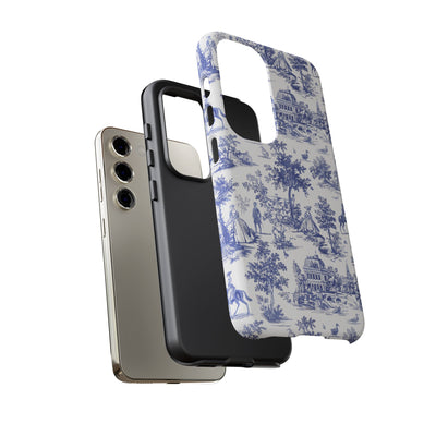 Premium Tough French Toile Gift for Her Cute Phone Cases for Samsung S25 S24, S23, S22, S21, Iphone, 16, 15, 14, 13 Pro Max Ultra - Studio40ParkLane