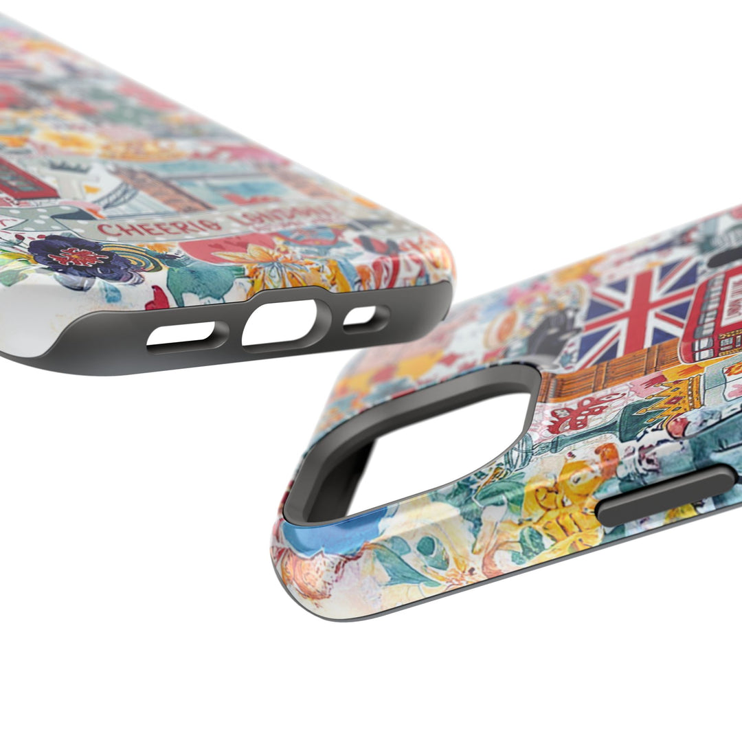 London England Coquette Collage Tough Magsafe Cute Phone Cases for Iphone | iPhone 17 Pro Max Case, Iphone 16, Iphone 15 14 13 12 11 10 9 - Studio40ParkLane