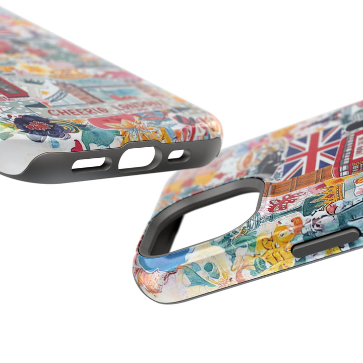 London England Coquette Collage Tough Magsafe Cute Phone Cases for Iphone | iPhone 17 Pro Max Case, Iphone 16, Iphone 15 14 13 12 11 10 9 - Studio40ParkLane