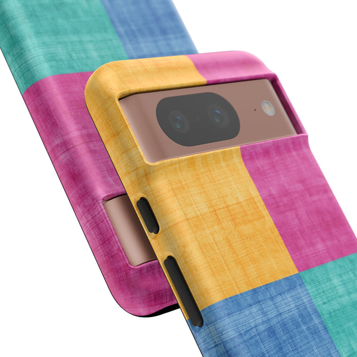 Impact Resistant, Colored Shapes, Cute Phone Cases for Samsung S24, S23, S22, S21, IPhone 15 pro Iphone 14 pro Iphone 13 IPhone 12 Iphone 11 - Studio40ParkLane