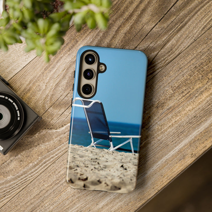 Cute Samsung Case | Cool Iphone Case | Summer Blue Beach Chair, Samsung S24, S23, S22, S21, IPhone 15 Case | Iphone 14 Case, Iphone 13 Case - Studio40ParkLane