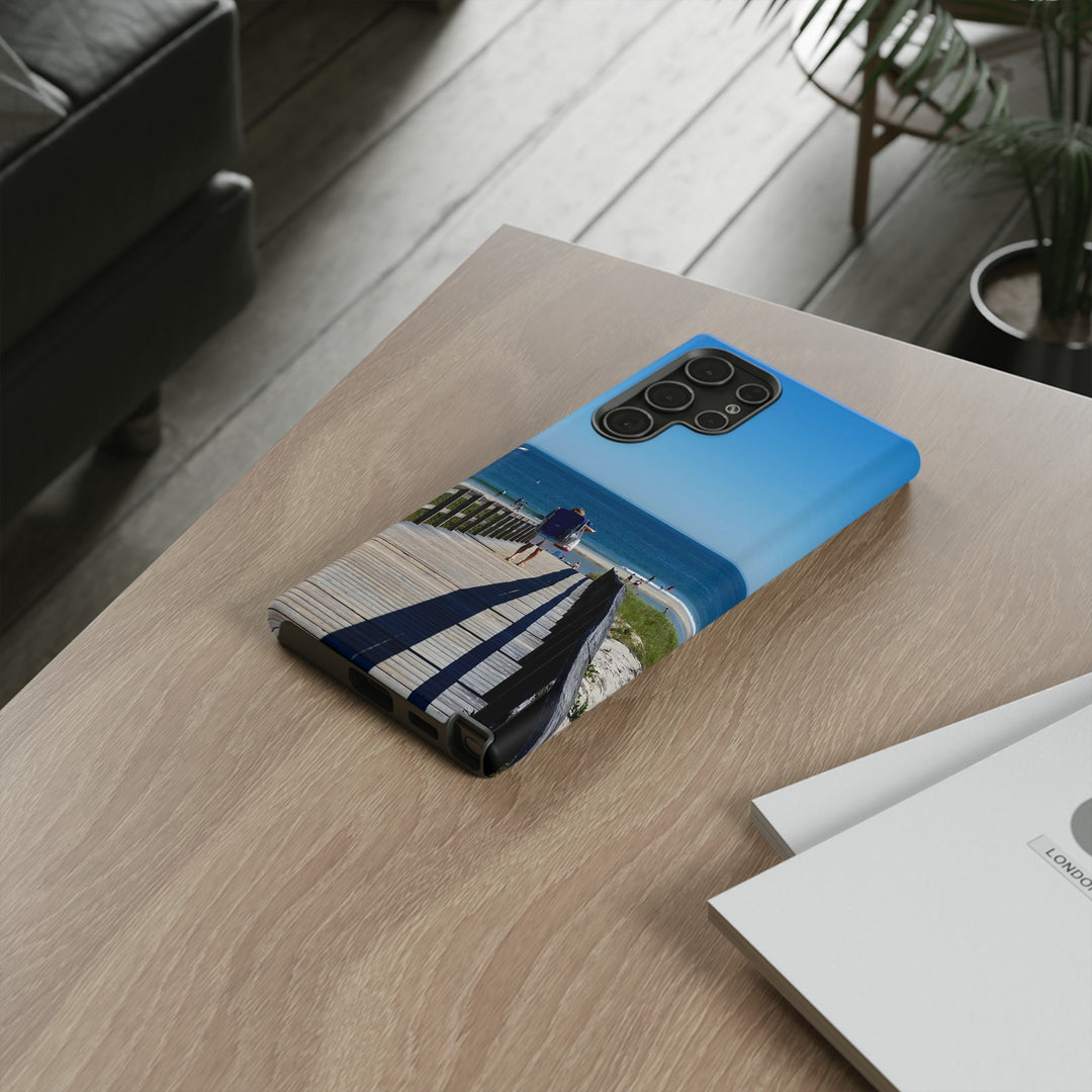 Cute Samsung Case | Cool Iphone Case | Summer Beach Walk, Samsung S24, S23, S22, S21, IPhone 15 Case | Iphone 14 Case, Iphone 13 Case - Studio40ParkLane