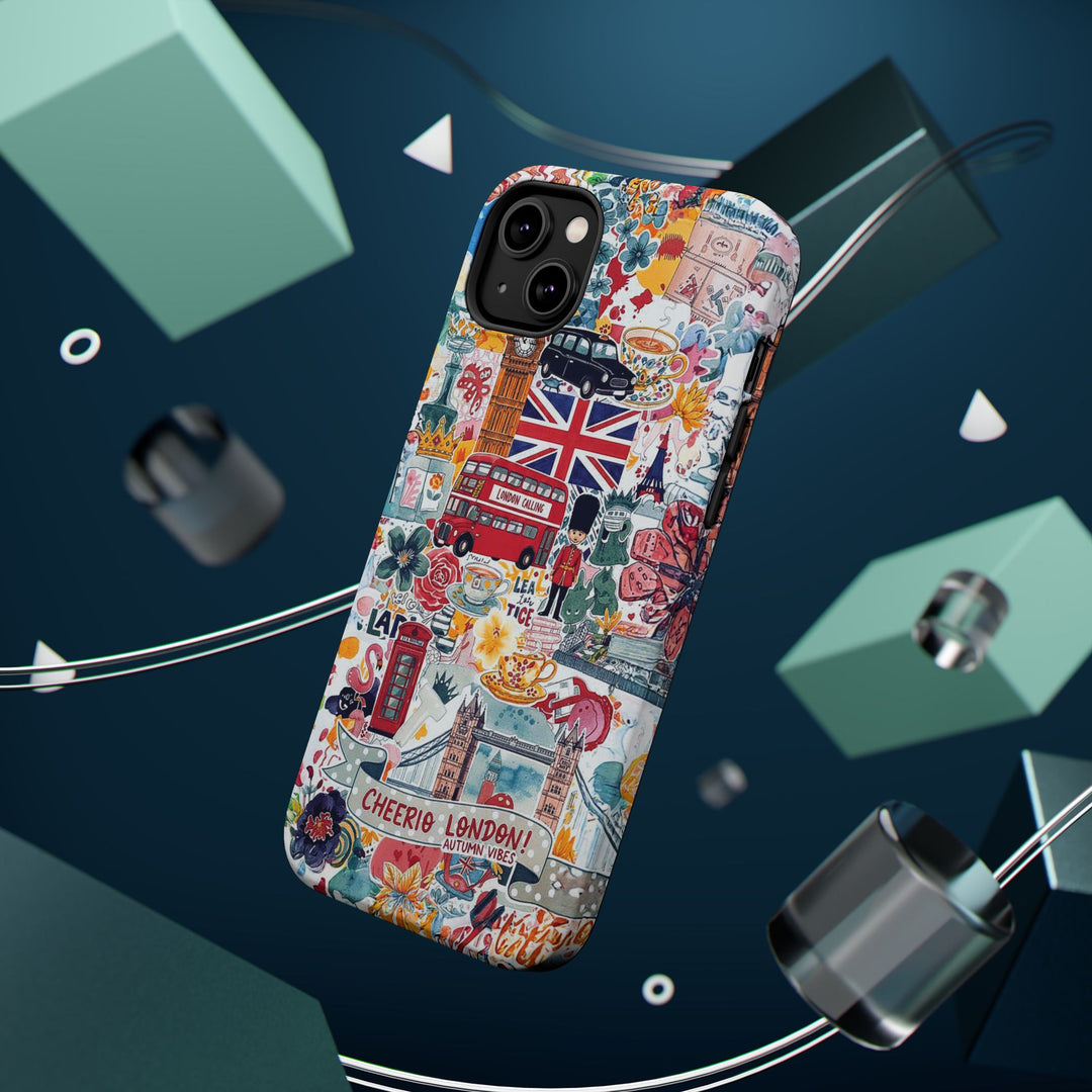 London England Coquette Collage Tough Magsafe Cute Phone Cases for Iphone | iPhone 17 Pro Max Case, Iphone 16, Iphone 15 14 13 12 11 10 9 - Studio40ParkLane