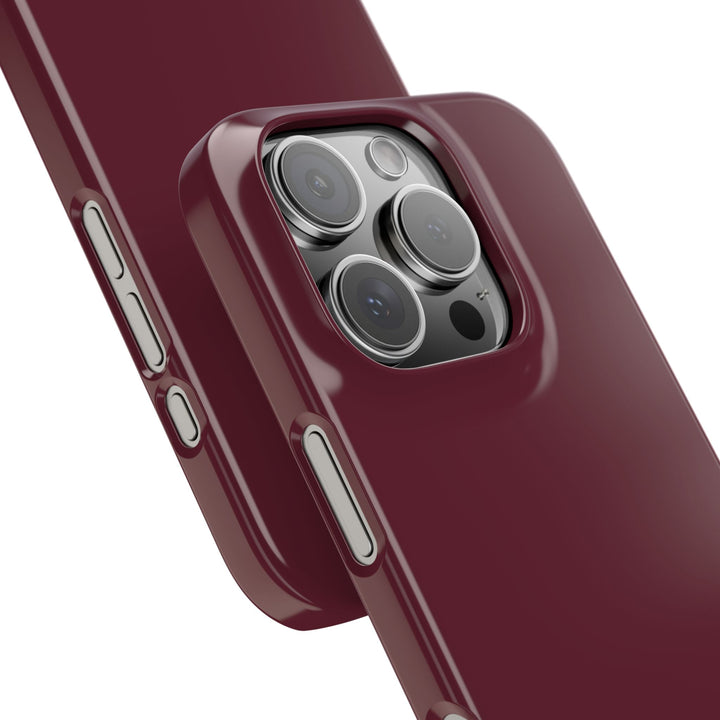 Slim Burgundy Maroon Gift for Her Aesthetic Cute Phone Case for Iphone 16 - | iPhone 15 Pro Max Case | iPhone 14 Case 13 12 11 10 9 8 7 - Studio40ParkLane