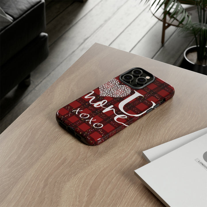 Cute IPhone Case | iPhone 15 Case | iPhone 15 Pro Max Case, Iphone 14 Case, Iphone 14 Pro Max Case IPhone Case for Art Lovers, Love You Red - Studio40ParkLane