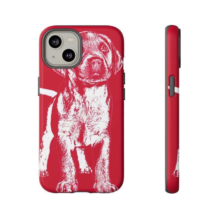 Cute IPhone Case | iPhone 15 Case | iPhone 15 Pro Max Case, Iphone 14 Case, Iphone 14 Pro Max Case IPhone Case for Dog Lovers, Puppy Dog Red - Studio40ParkLane