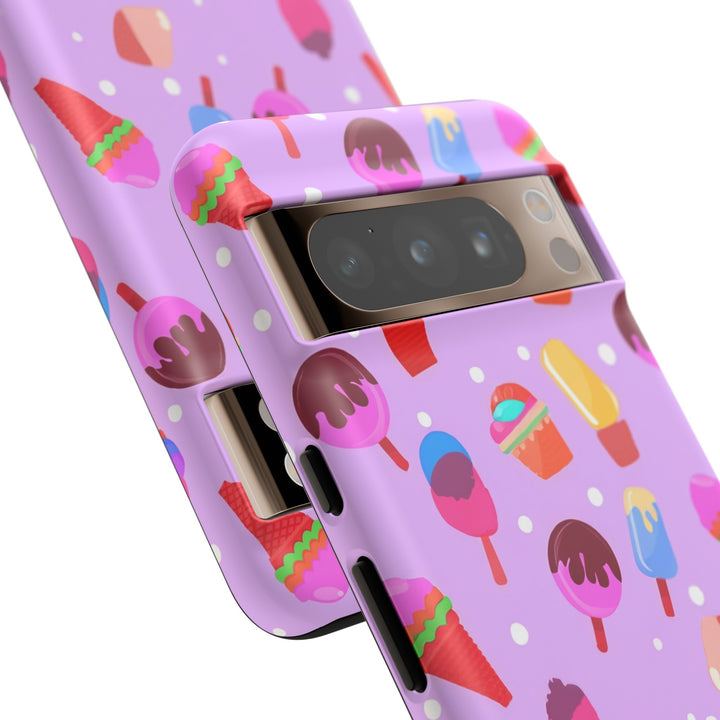 Cute Samsung Case | Cool Iphone Case | Summer Pink Ice - Cream, Samsung S24, S23, S22, S21, IPhone 15 Case | Iphone 14 Case, Iphone 13 Case - Studio40ParkLane