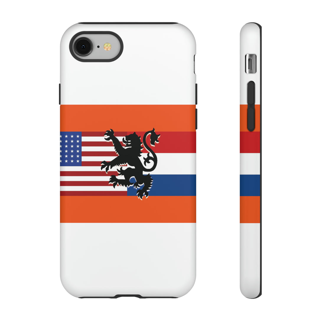 Cute IPhone Case | iPhone 15 Case | iPhone 15 Pro Max Case, Iphone 14 Case, Iphone 14 Pro Max Case IPhone Case for Art Lovers, Dutch US Flag - Studio40ParkLane