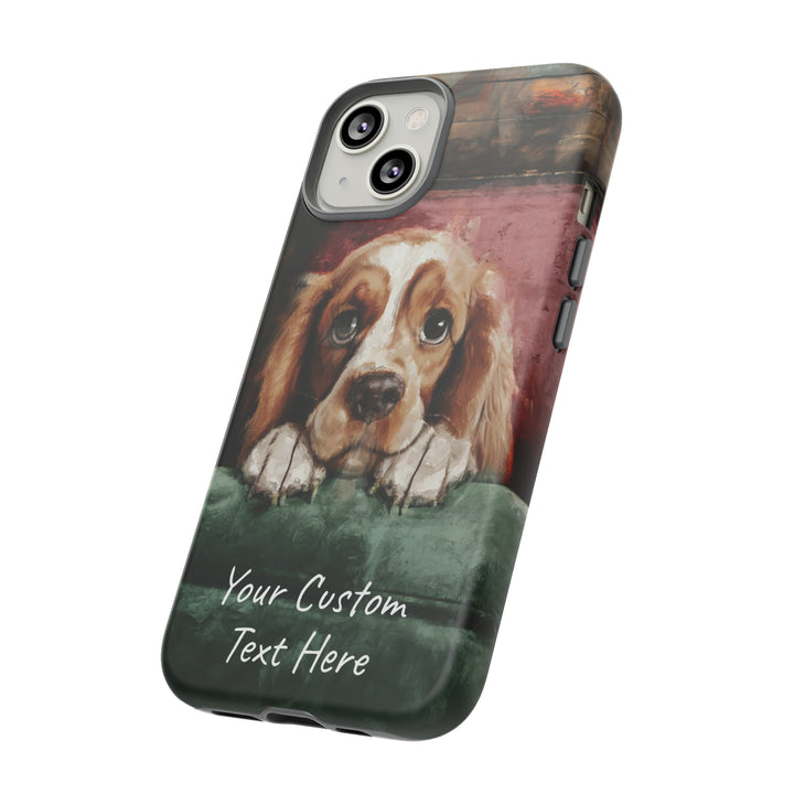 Personalize this Cute IPhone Case | Cocker Spaniel iPhone Case, iPhone 15 Case | iPhone 15 Case, Iphone 14 Case, Iphone 14 Pro Max Case - Studio40ParkLane