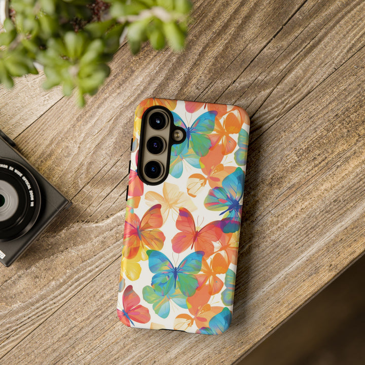 Cute Samsung Case | Cool Iphone Case | Summer Bright Butterflies, Samsung S24, S23, S22, S21, IPhone 15 Case | Iphone 14 Case, Iphone 13 Case - Studio40ParkLane