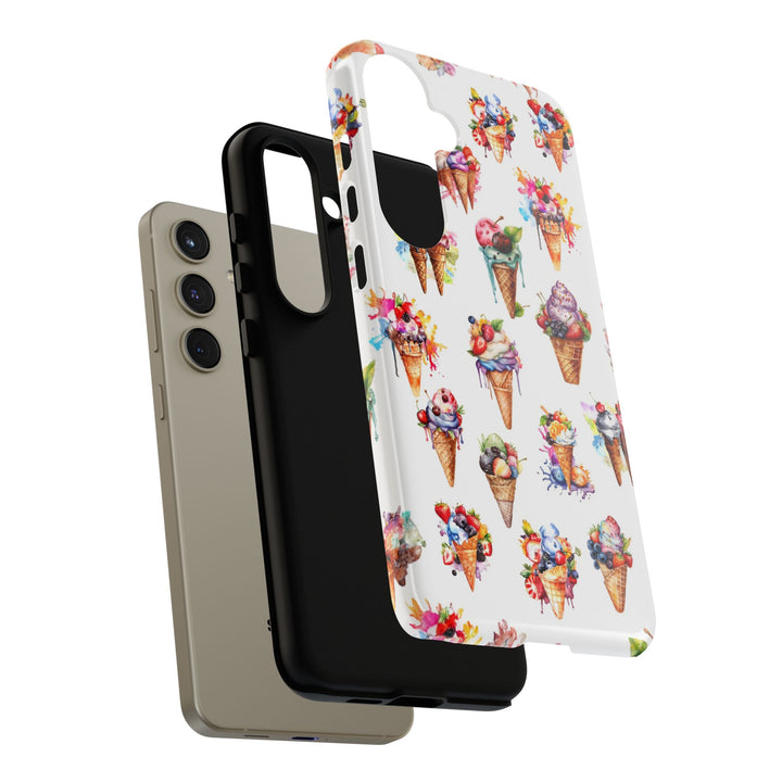 Impact Resistant, Summer Icecream, Cute Phone Cases for Samsung S24, S23, S22, S21, IPhone 15 pro, Iphone 14 pro, Iphone 13 IPhone 12, Iphone 11 - Studio40ParkLane