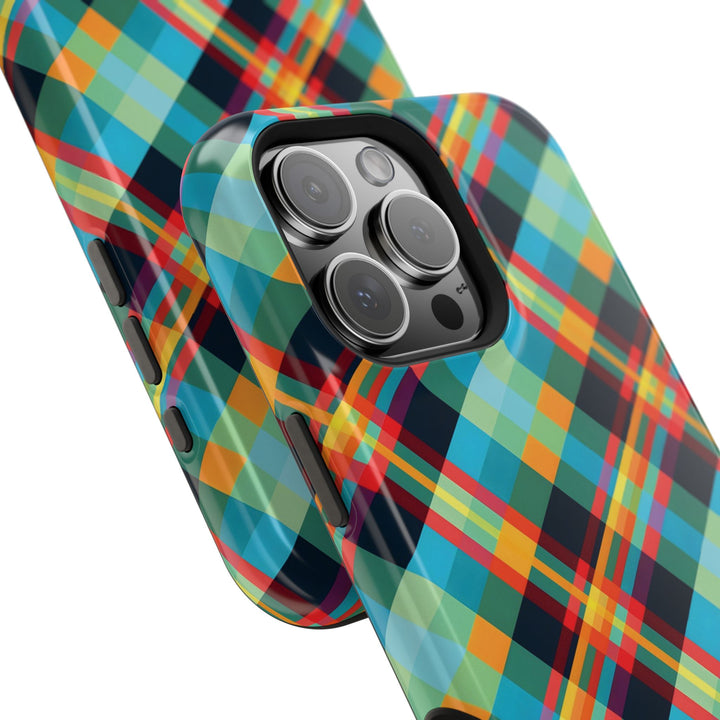 Checkered Plaid Magsafe Gift for Her Cute Phone Case for Iphone, | iPhone 16 | iPhone 15 Pro Max, Iphone 14 Pro Max, 13 12 11 10 9 8 7 - Studio40ParkLane