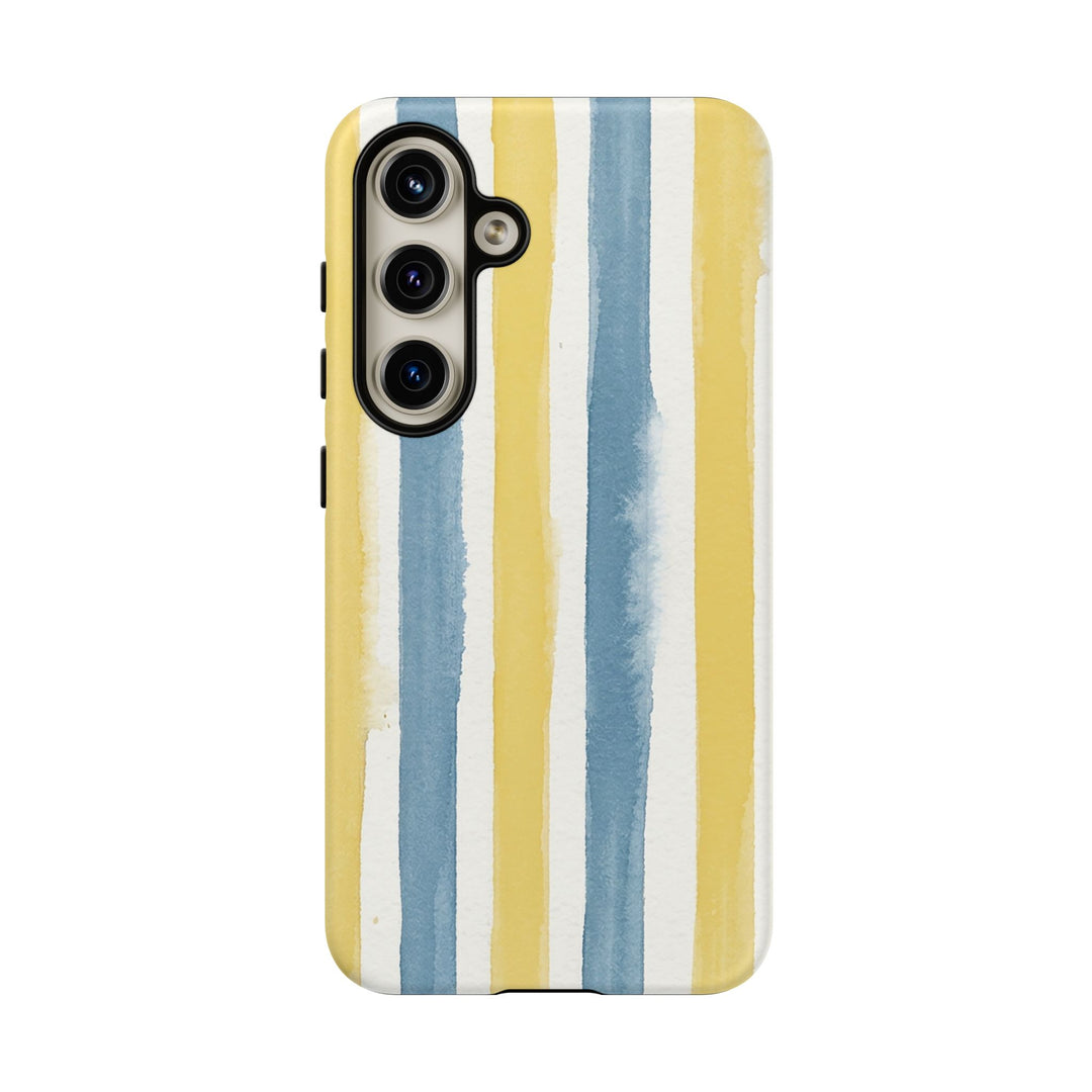 Tough Cute Yellow Stripes Phone Case, for IPhone 17 Pro Max | Iphone 17 Air, Iphone 16, IPhone 15, 14 13 12, Samsung Galaxy S26, S25, S24, S23 - Studio40ParkLane
