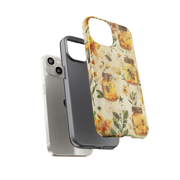 Impact Resistant, Honey Bees, Cute Phone Cases for Samsung S24, S23, S22, S21, IPhone 15 pro Iphone 14 pro Iphone 13 IPhone 12 Iphone 11 - Studio40ParkLane