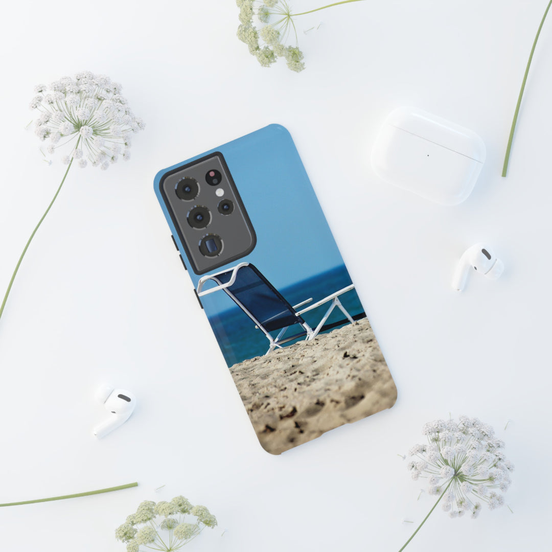 Cute Samsung Case | Cool Iphone Case | Summer Blue Beach Chair, Samsung S24, S23, S22, S21, IPhone 15 Case | Iphone 14 Case, Iphone 13 Case - Studio40ParkLane