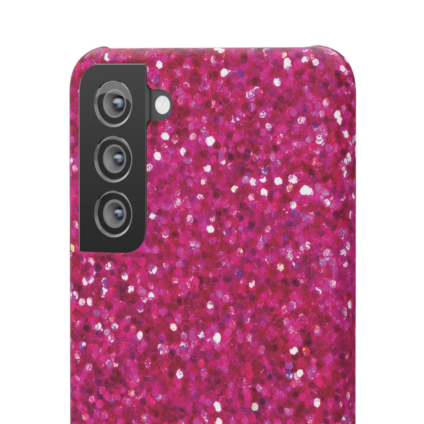 Snap Non-Glitter Muted Pink Play on "Faux" Glitter Effect Cute Phone Cases for Samsung and Iphone, 16, 15, 14, S24, S23, S22, S21, S20, Plus and Ultra