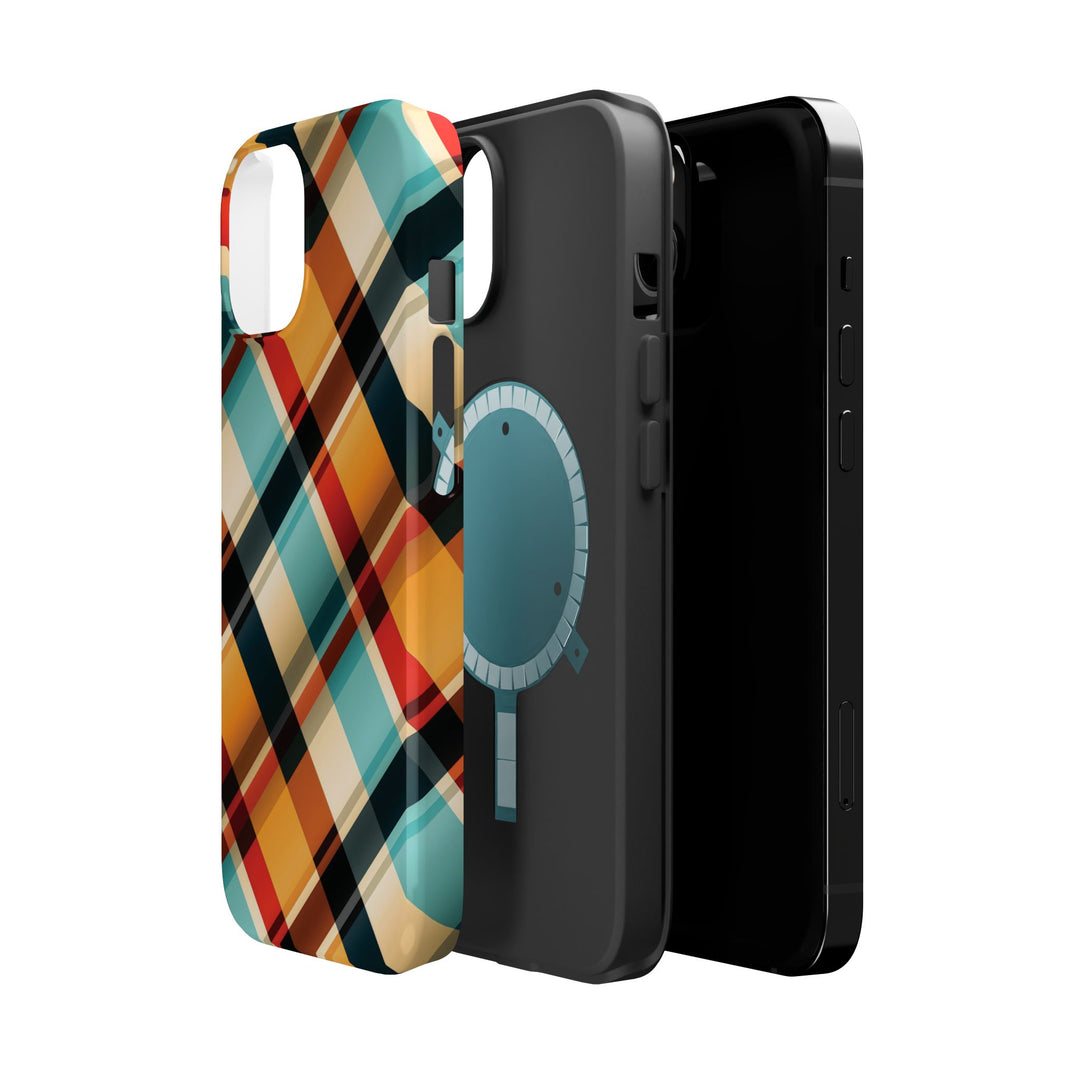 Checkered Plaid Magsafe Gift for Her Cute Phone Case for Iphone, | iPhone 16 | iPhone 15 Pro Max, Iphone 14 Pro Max, 13 12 11 10 9 8 7 - Studio40ParkLane