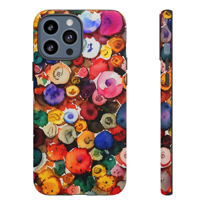 Impact Resistant, Fall Colors Buttons, Cute Phone Cases for Samsung S24, S23, S22, S21, IPhone 15 pro Iphone 14 pro Iphone 13 IPhone 12 Iphone 11