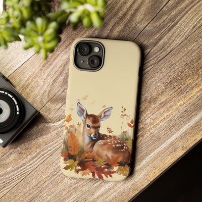 Autumn Fall Deer Gift for Her Cute Phone Case for, Samsung Galaxy S24, S23, S22, S21, IPhone 16 Case | Iphone 15, Iphone 14, IPhone 13 Case