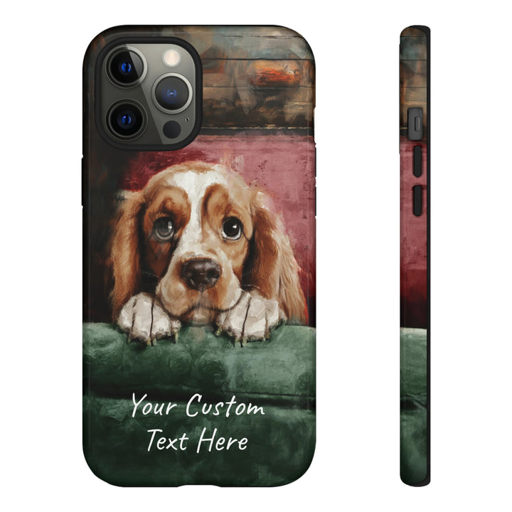 Personalize this Cute IPhone Case | Cocker Spaniel iPhone Case, iPhone 15 Case | iPhone 15 Case, Iphone 14 Case, Iphone 14 Pro Max Case - Studio40ParkLane