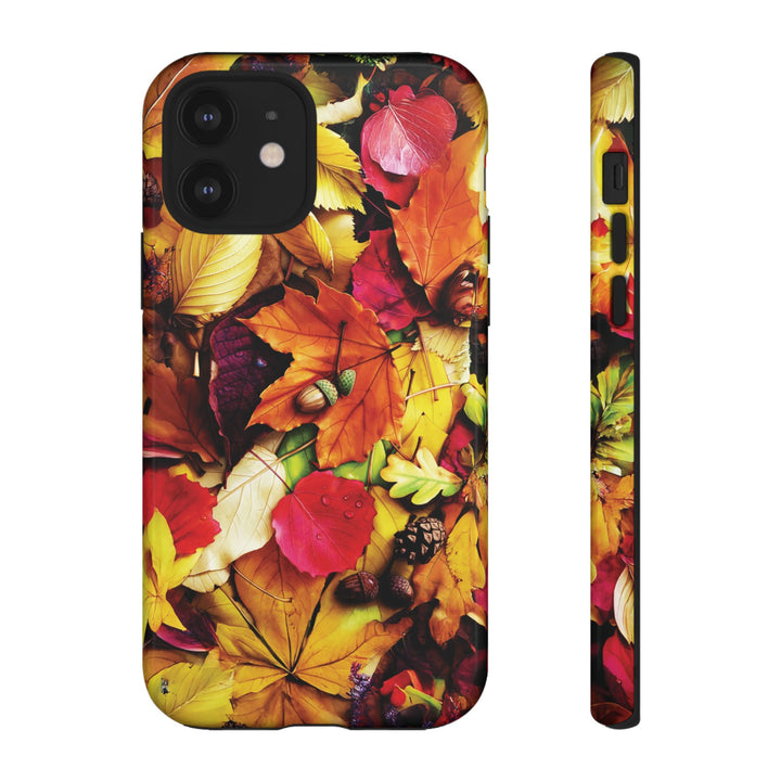 Aesthetic Tough Fall Leaves Foliage Premium Phone Case - For iPhone 17 Pro Max iPhone 16 Pro iPhone 15 Iphone 14 Plus 13 Pro 12 11 10 XR - Studio40ParkLane