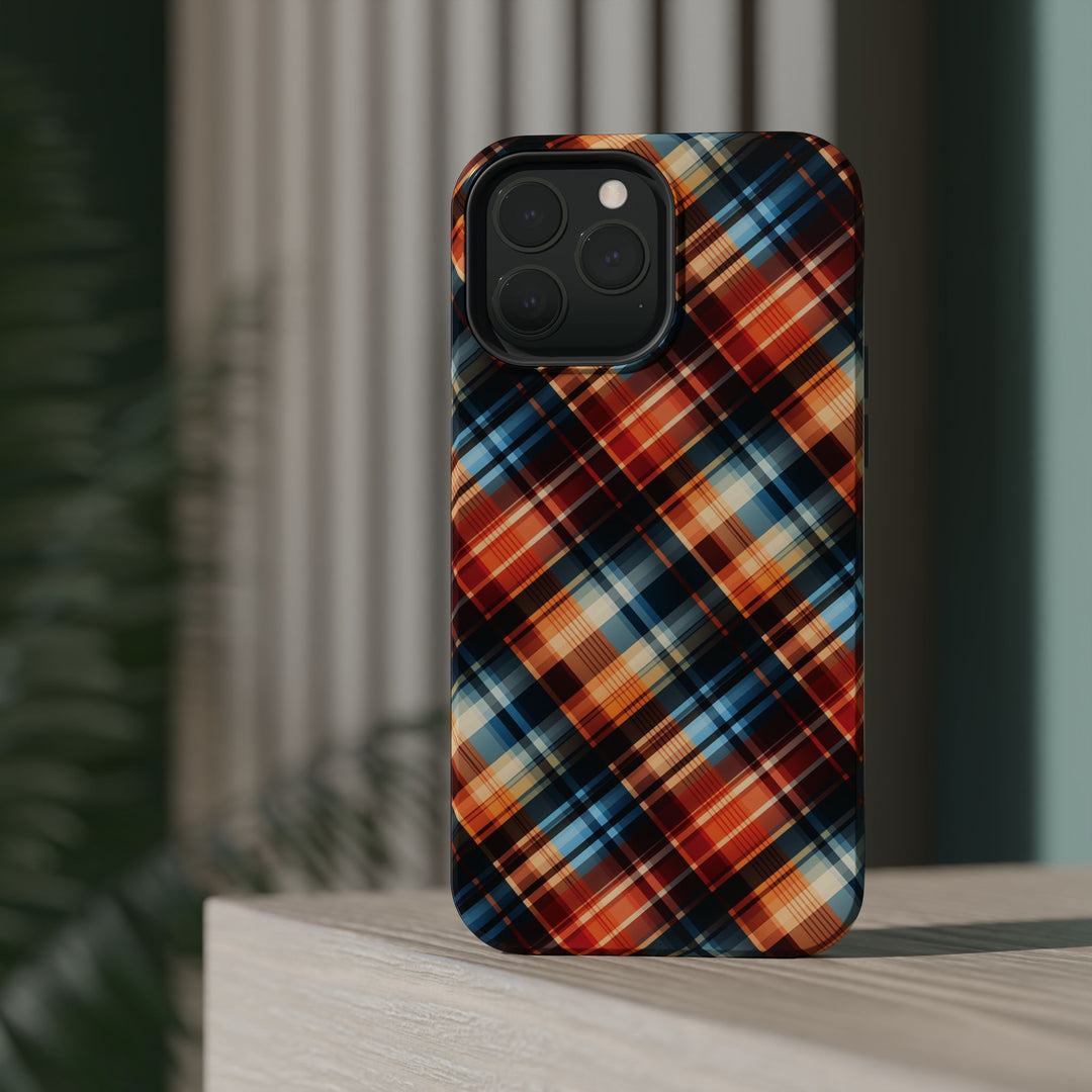 Checkered Plaid Magsafe Gift for Her Cute Phone Case for Iphone, | iPhone 16 | iPhone 15 Pro Max, Iphone 14 Pro Max, 13 12 11 10 9 8 7 - Studio40ParkLane
