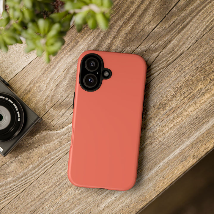 Premium Tough Coral Pink Orange Gift for Her Cute Phone Cases for Samsung S25 S24, S23, S22, S21, Iphone, 16, 15, 14, 13 Pro Max Ultra - Studio40ParkLane