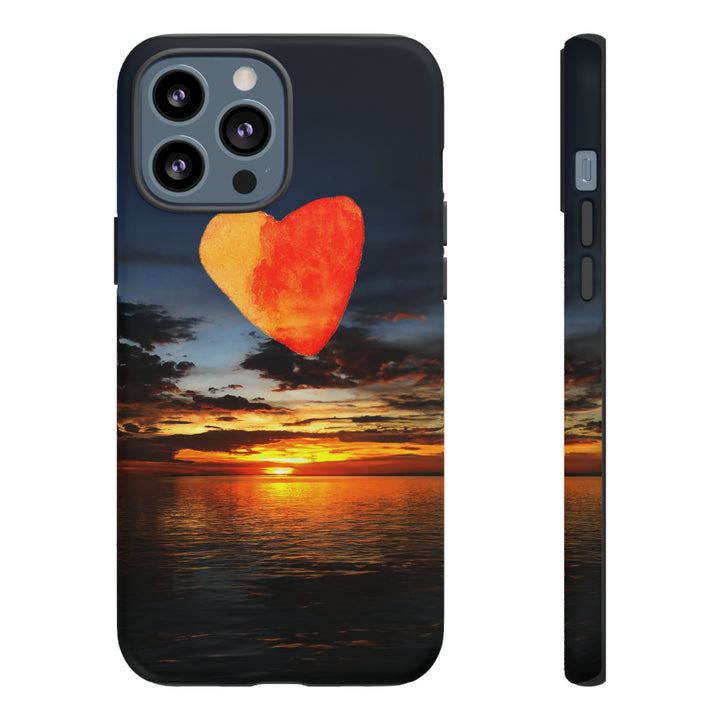 Cute IPhone Case | Rising Heart Love Sunset, iPhone 15 Case | iPhone 15 Pro Case, Iphone 14 Case, Iphone 14 Pro Max Case - Studio40ParkLane