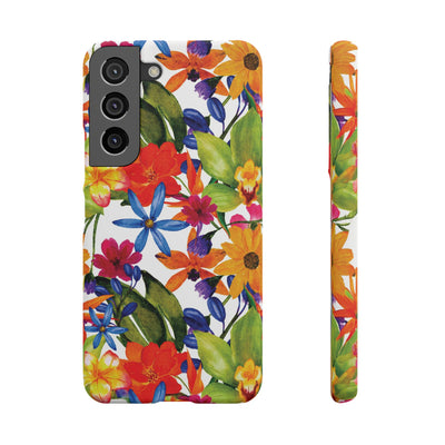 Snap Spring Flowers Cute Phone Cases for Samsung S24, S23, S22, S21, S20, Plus and Ultra, Iphone 16 Pro Max, Iphone 15, 14, 13, 12, 11, 10 - Studio40ParkLane