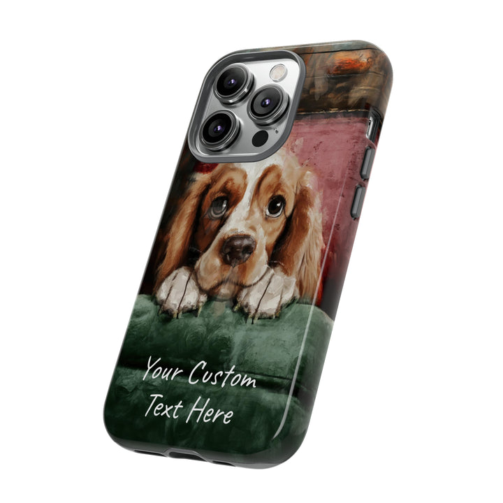 Personalize this Cute IPhone Case | Cocker Spaniel iPhone Case, iPhone 15 Case | iPhone 15 Case, Iphone 14 Case, Iphone 14 Pro Max Case - Studio40ParkLane