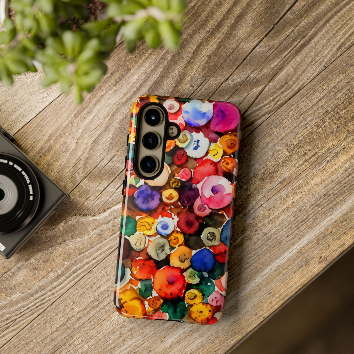 Impact Resistant, Fall Colors Buttons, Cute Phone Cases for Samsung S24, S23, S22, S21, IPhone 15 pro Iphone 14 pro Iphone 13 IPhone 12 Iphone 11