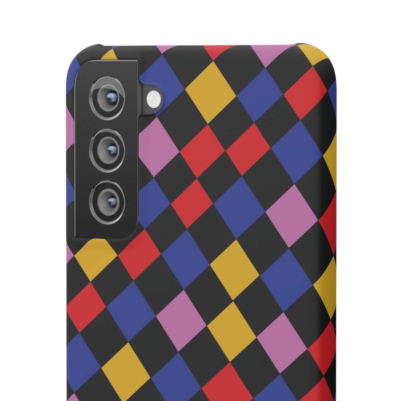 Colorful Checkerboard Cute Phone Case - Sleek Snap - for iPhone 16 15 14 13 12 11 Max Pro Plus Samsung Galaxy S24 S23 S22 S21 S20 Plus Ultra - Studio40ParkLane