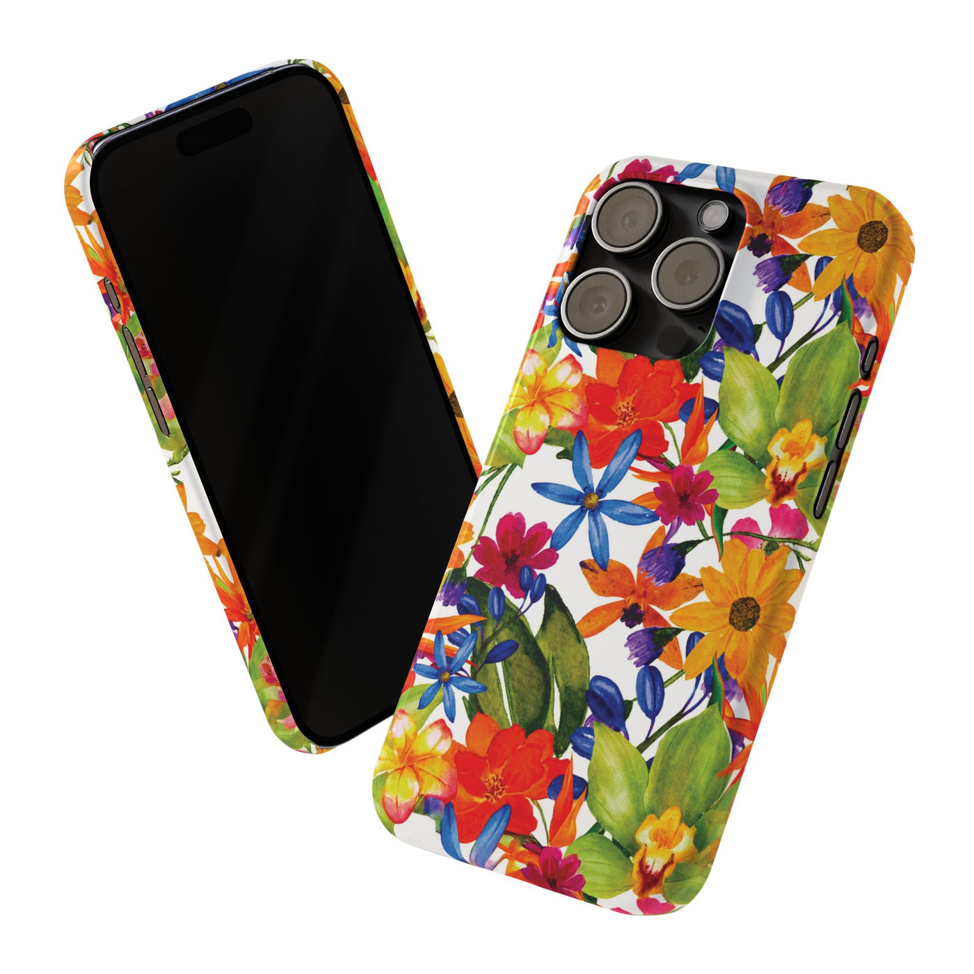 Slim Spring Flowers Gift for Her Cute Phone Cases for Iphone 16 Pro Max | iPhone 15 Case | iPhone 15 Pro Max Case, Iphone 14, 13, 12, 11, 10, 8, 7 - Studio40ParkLane