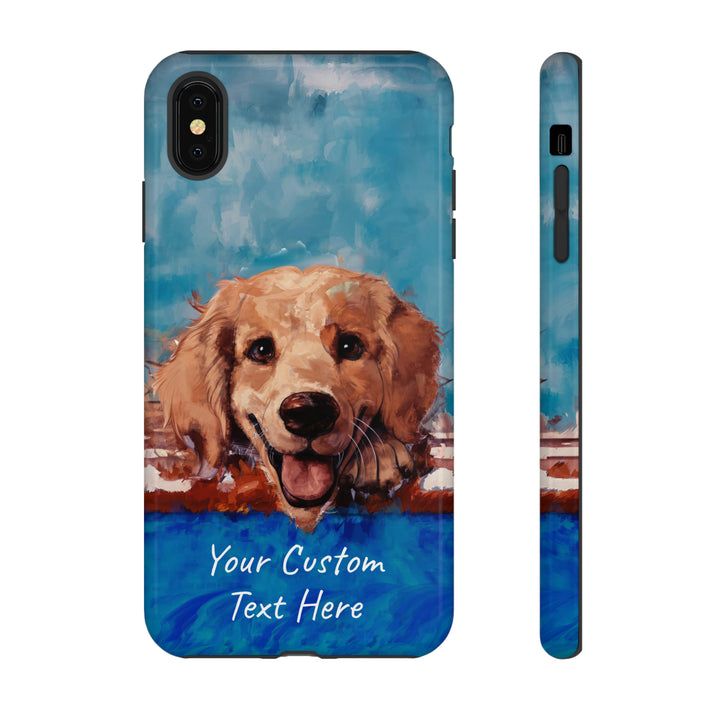 Personalize this Cute IPhone Case | Golden Retriever Dog iPhone Case, iPhone 15 Case | iPhone 15 Case, Iphone 14 Case, Iphone 14 Pro Max Case - Studio40ParkLane