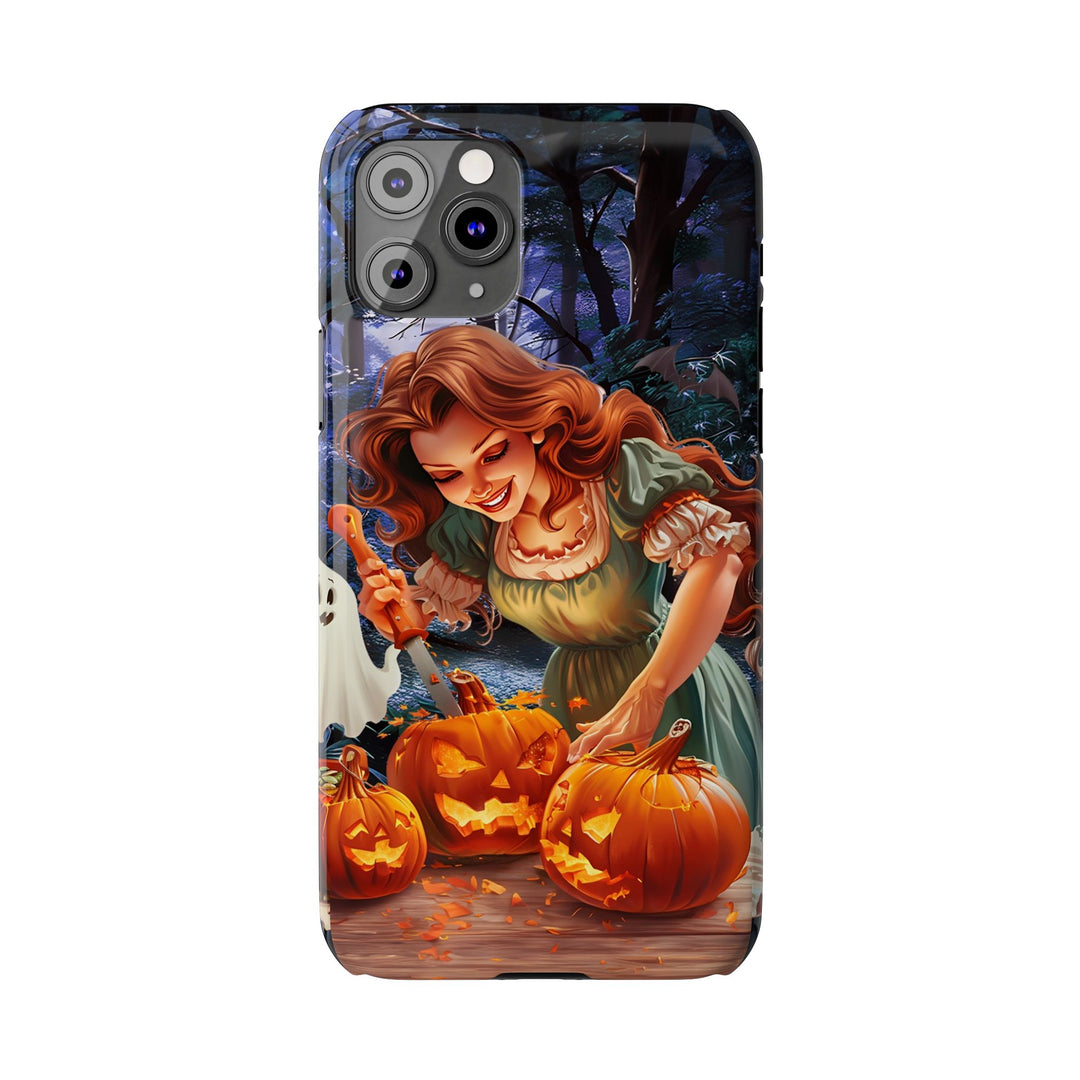 Slim Fall Autumn Pumpkin Fairy Gift for Her Cute Phone Cases for Iphone 16 | iPhone 15 Case | iPhone 15 Pro Max Case, Iphone 14, Iphone 14 Pro Max, Iphone 13, Slim - Studio40ParkLane