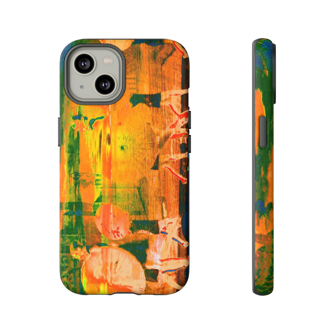 Cute IPhone Case | iPhone 15 Case | iPhone 15 Pro Max Case, Iphone 14 Case, Iphone 14 Pro Max Case IPhone Case for Traveler, Fall Sunset Dance - Studio40ParkLane