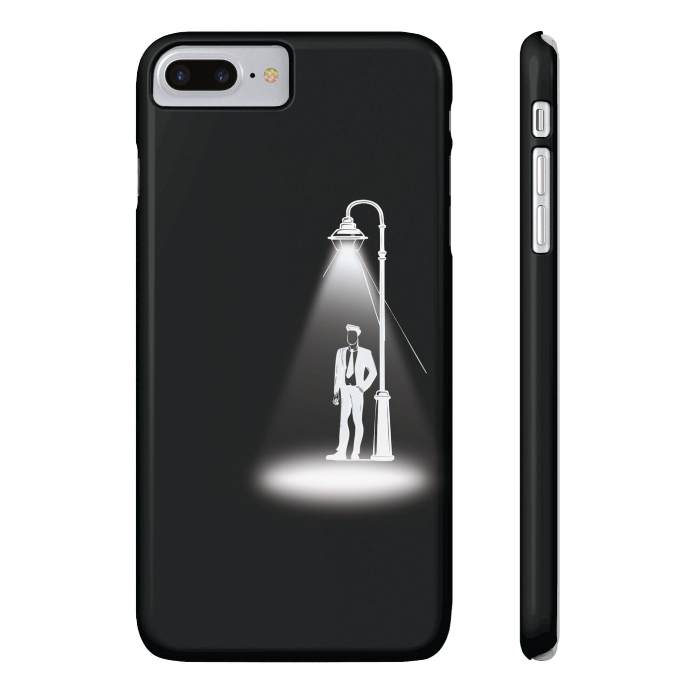 Slim Mystery Man Spotlight Gift for Her Cute Phone Cases for Iphone 16 Pro Max | iPhone 15 Case | iPhone 15 Pro Max Case, Iphone 14, 13, 12, 11, 10, 8, 7