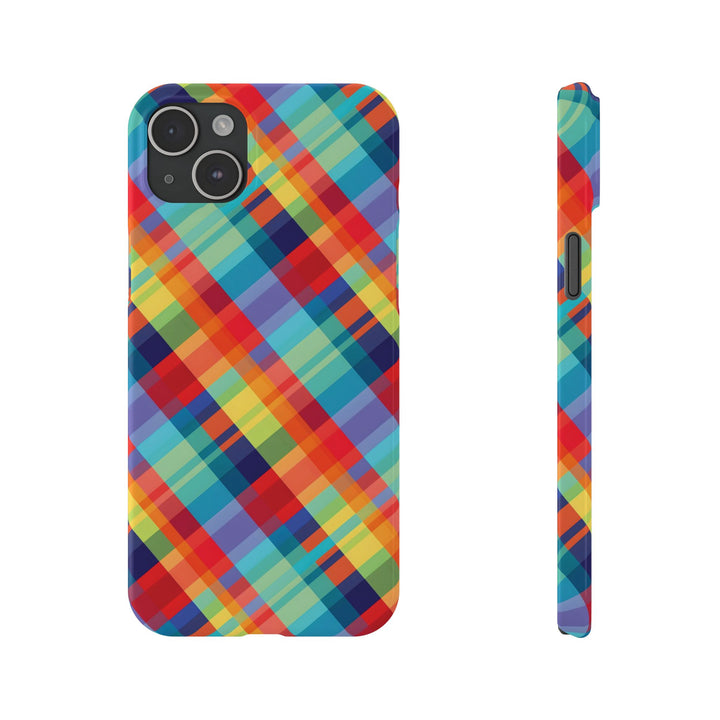 Slim Checkered Plaid Gift for Her Cute Phone Cases for Iphone 16 Pro Max | iPhone 15 Case | iPhone 15 Pro Max Case, Iphone 14, 13, 12, 11, 10, 8, 7 - Studio40ParkLane