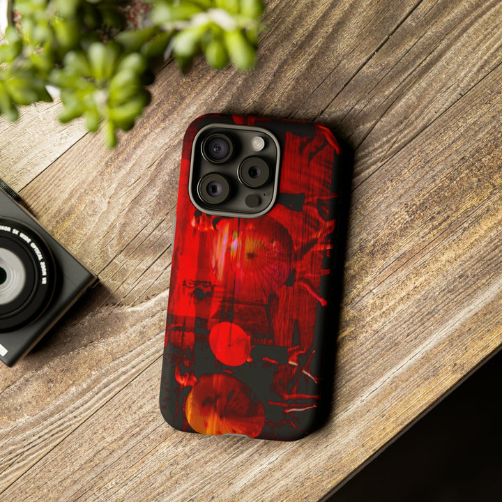 Cute IPhone Case | iPhone 15 Case | iPhone 15 Pro Max Case, Iphone 14 Case, Iphone 14 Pro Max Case IPhone Case for Art Lovers, Sunset Dance Red - Studio40ParkLane