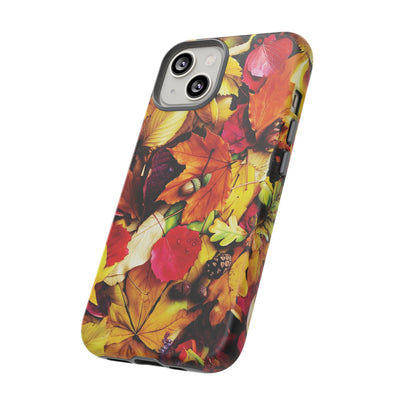 Aesthetic Tough Fall Leaves Foliage Premium Phone Case - For iPhone 17 Pro Max iPhone 16 Pro iPhone 15 Iphone 14 Plus 13 Pro 12 11 10 XR - Studio40ParkLane