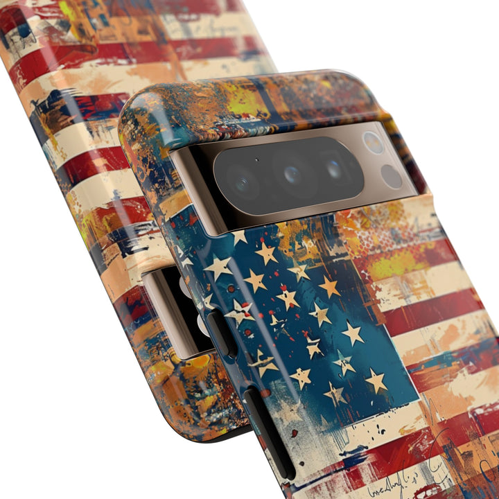 Impact Resistant, American Flag, Cute Phone Cases for Samsung S24, S23, S22, S21, IPhone 15 pro Iphone 14 pro Iphone 13 IPhone 12 Iphone 11 - Studio40ParkLane