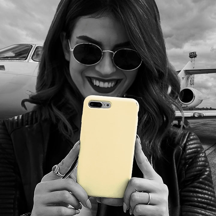 Premium Tough Pale Yellow Gift for Her Cute Phone Cases for Samsung S25 S24, S23, S22, S21, Iphone, 16, 15, 14, 13 Pro Max Ultra - Studio40ParkLane
