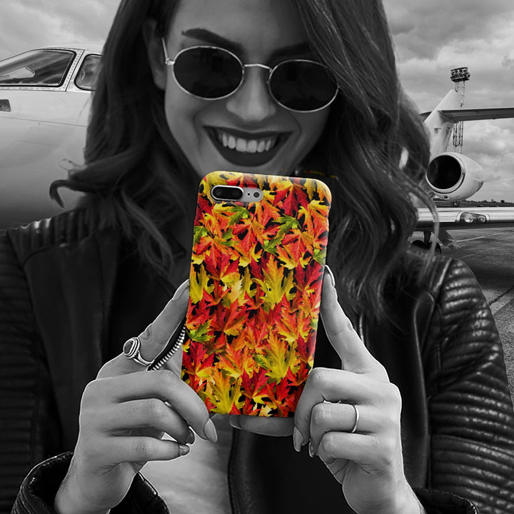 Fall Leaves Impact Resistant, Cute Phone Cases for Samsung S24, S23, S22, S21, IPhone 15 pro Iphone 14 pro Iphone 13 IPhone 12 Iphone 11 - Studio40ParkLane