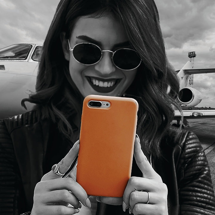 Premium Tough Rusty Brown Orange Gift for Her Cute Phone Cases for Samsung S25 S24, S23, S22, S21, Iphone, 16, 15, 14, 13 Pro Max Ultra - Studio40ParkLane