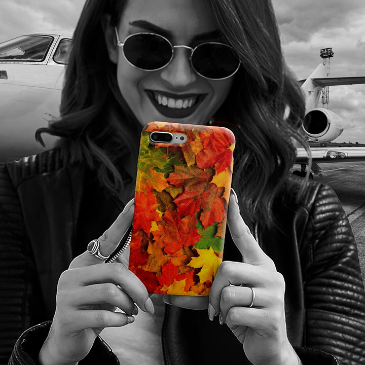 Fall Leaves Impact Resistant, Cute Phone Cases for Samsung S24, S23, S22, S21, IPhone 15 pro Iphone 14 pro Iphone 13 IPhone 12 Iphone 11 - Studio40ParkLane